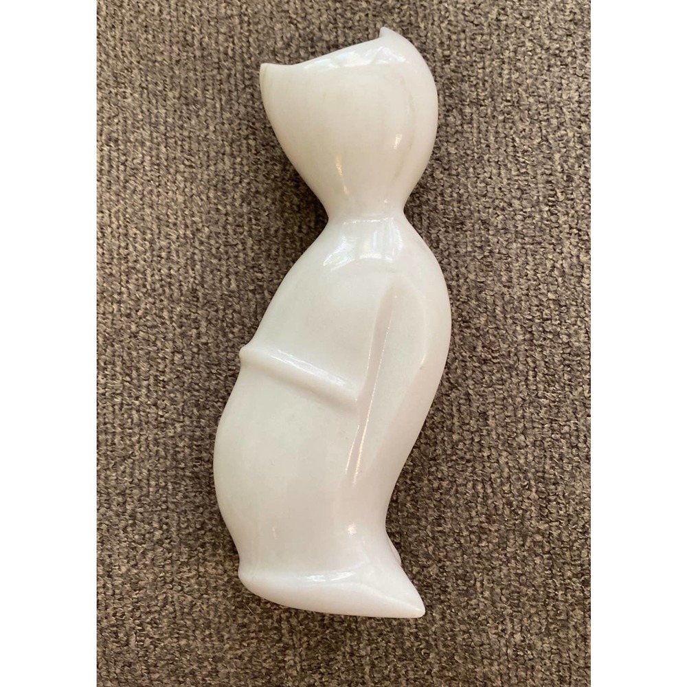 Vintage Sitting Cat Marble Figurine - Picture 2 of 9